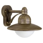 ALBERT - Wandleuchte Typ Nr. 1850 - Farbe: braun-messing, für 1 x QA55 - 57W, E27