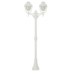 ALBERT - Mastleuchte 2-fl. Typ Nr. 2040 - Farbe: weiß, für 2 x Lampe, E27