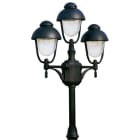 ALBERT - Mastleuchte 3-fl. Typ Nr. 2041 - Farbe: schwarz, für 3 x Lampe, E27