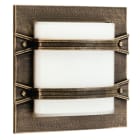 ALBERT - Wand- und Deckenleuchte Typ Nr. 6262 - Farbe: braun-messing, für 1 x Lampe, E27