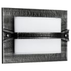 ALBERT - Wand- und Deckenleuchte Typ Nr. 6263 - Farbe: schwarz-Silber, für 1 x Lampe, E27