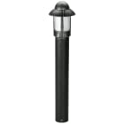 ALBERT - Pollerleuchte Typ Nr. 2025 - Farbe: schwarz-Silber, für 1 x Lampe, E27