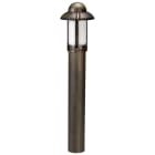 ALBERT - Pollerleuchte Typ Nr. 2025 - Farbe: braun-messing, für 1 x Lampe, E27