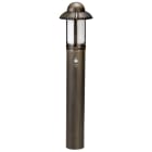 ALBERT - Pollerleuchte Typ Nr. 2075 - Farbe: braun-messing, mit BWM 90 grad,für 1 x Lampe