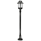 ALBERT - Wegeleuchte Typ Nr. 4141 - Farbe: schwarz-Silber, für 1 x Lampe, E27