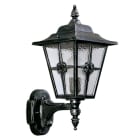 ALBERT - Wandleuchte Typ Nr. 1804 - Farbe: schwarz-Silber, für 1 x Lampe,E27