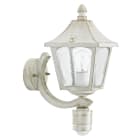 ALBERT - Wandleuchte Typ Nr. 1822 - Farbe: weiß-gold, mit BWM für 1 x Lampe, E27
