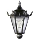 ALBERT - Wandleuchte Typ Nr. 3228 - Farbe: schwarz-Silber, für 1 x Lampe, E27