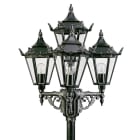 ALBERT - Mastleuchte 4-fl. Typ Nr. 2056 - Farbe: schwarz-Silber, für 4 x Lampe, E27