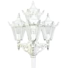 ALBERT - Mastleuchte 4-fl. Typ Nr. 2056 - Farbe: weiß-gold, für 4 x Lampe, E27