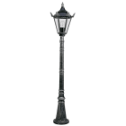 ALBERT - Wegeleuchte Typ Nr. 4137 - Farbe: schwarz-Silber, für 1 x Lampe, E27