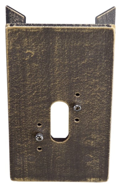 ALBERT - Eckbock eckig Typ Nr. 1006 - Farbe: braun-messing
