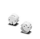 HOUBEN - Aufsteckfassung,G13,PC,weiß 250V/2A/T110,Dicke 9,5mm,Montagel. M3 f. LampenØ26mm