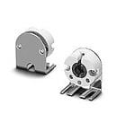 HOUBEN - Aufbaufassung,G13,PBT GF,weiß 500V/2A/T110,LPH 25mm,auf Stahlwinkel