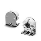HOUBEN - Aufbaufassung,G13,PBT GF,weiß 500V/2A/T110,LPH 25mm,auf Stahlwinkel