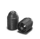 HOUBEN - Fass,E27,PET GF,weiß dreiteilig,Außengewindem.,250V/4A/T190 M10x1 Nippelgew.