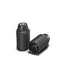 HOUBEN - Fassung,E14,PET GF,schwarz M10x1 Nippelgewinde,Außengewindemantel