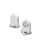 HOUBEN - Durchsteckfassung,G13,PC,weiß 500V/2A/T140,LPH 23mm,seitliche Rastn. m. Nocken
