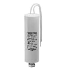HOUBEN - Parallelkond.,weiß Typ A,Kapazität 16,0 µF,250V,50/60Hz m. Anschlussleit. 200mm