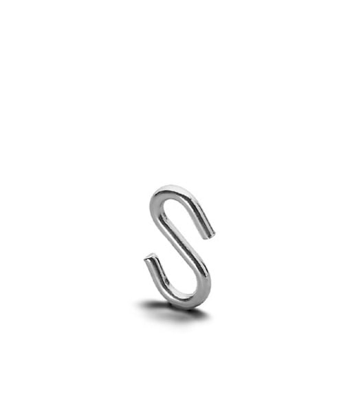 HOUBEN - Not-S-Haken,Stahl,galvanisch verz. Ø 4mm,Länge 20mm
