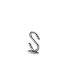 HOUBEN - Not-S-Haken,Stahl,galvanisch verz. Ø 4mm,Länge 20mm