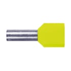 HOUBEN - Zwill-Aderendhülse, grau 2 x 4,0qmm - 12mm VE 100, Z+F und DIN