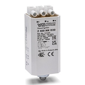HOUBEN - Überlagerungszündgerät HS/C-HI 70-400W HI 35-400W, Abschaltautom., Schraubkl.