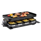 TRISA - Raclette 1500W 8Pfännchen besch. eckig schwarz