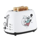 TRISA - Toaster 2Schlitz 815W 6St. Auft. Aufw. Street Art