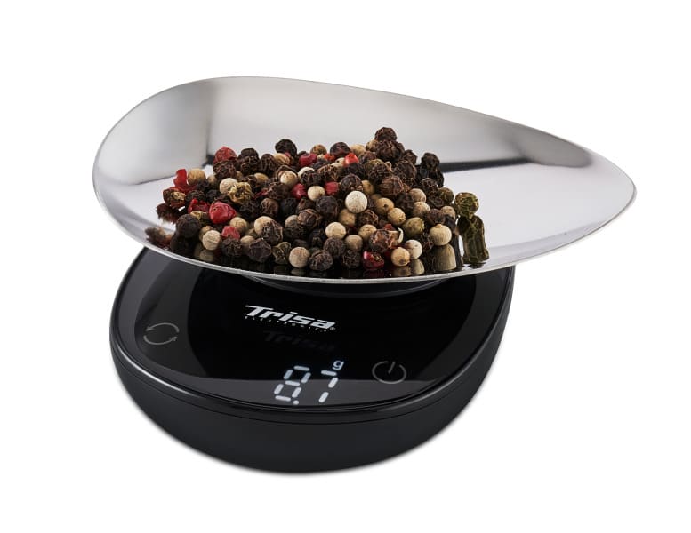 TRISA - Mini-Küchenwaage b.0,5kg 0.1gTeil Tara Ed-Schale sw