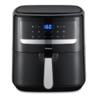 TRISA - Heißluftfritteuse 1600W 7.5L 60minTimer LED-Disp. 50-200G sw-si