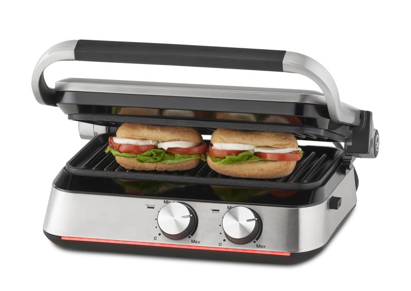 TRISA - Plattengriller 1800W 31x27cm 5St. entnehmb.antih.Platten ed
