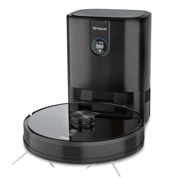 TRISA - Saugroboter m. Wischfunkt. 40W 3.2L 120min 400/250ml App sw