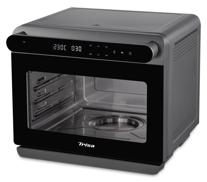 TRISA - Minibackofen 1600W 24L Dampf/Heißl 1L Wasserbeh. sw