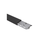 PRACHT - Tragschiene LINO BL 3,0m, DV 5x2,5mm²+3x1,5mm², schwarz