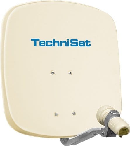 TECHNISAT - Offset-Antenne 45cm Aluminium Twin-LNB beige