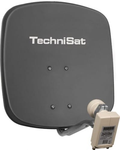 TECHNISAT - Offset-Antenne 45cm Aluminium Twin-LNB gr