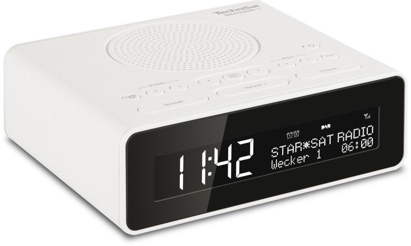 TECHNISAT - Radiowecker LCD 1.5W 2Weckz. UKW RDS DAB+ ws