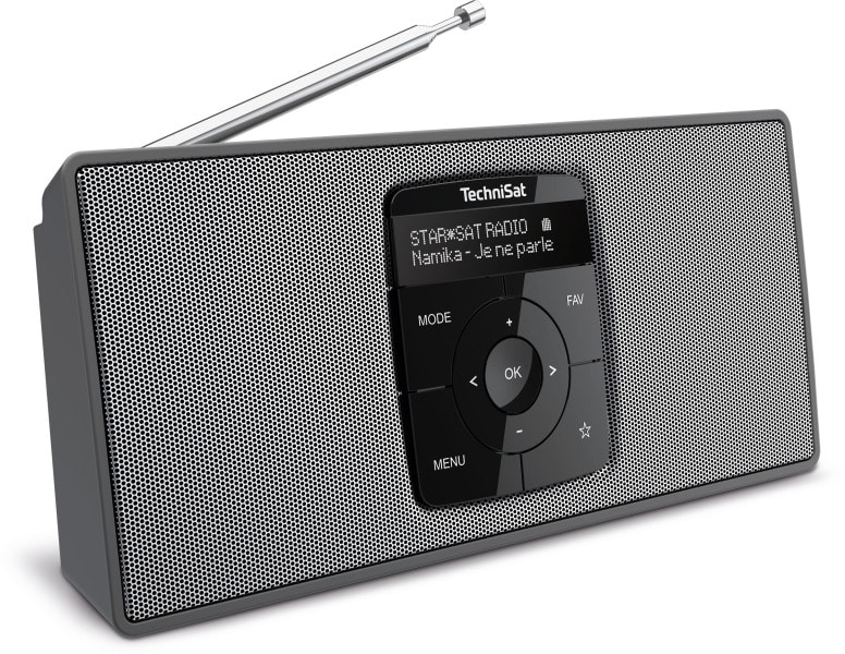 TECHNISAT - Radio tragb. 2x1W Akku/Netz UKW DAB+ Bluetooth sw-si