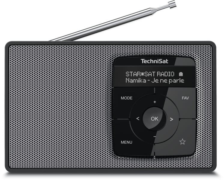 TECHNISAT - Radio tragbar 1W UKW DAB+ Bluet. Akku USB sw-si