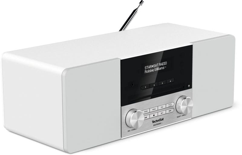 TECHNISAT - Radio 2x10W UKW DAB+ RDS Bluetooth Wecker Sleept. ws
