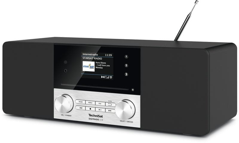 TECHNISAT - Internetradio 20W UKW/DAB+ CD BT MP3 USB Weck/Sleept. sw