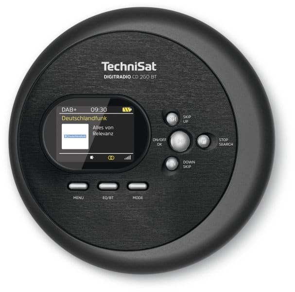 TECHNISAT - CD-Player port. UKW DAB+ RDS MP3 BT AntiShock Akku sw