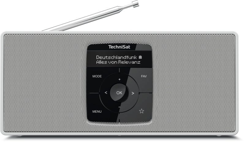 TECHNISAT - Radio tragb. 2x1W Akku/Netz UKW DAB+ Bluetooth ws