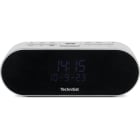 TECHNISAT - Uhrenradio 2x10W DAB+/UKW RDS BT USB-Ladef Weck/Sleept hgr