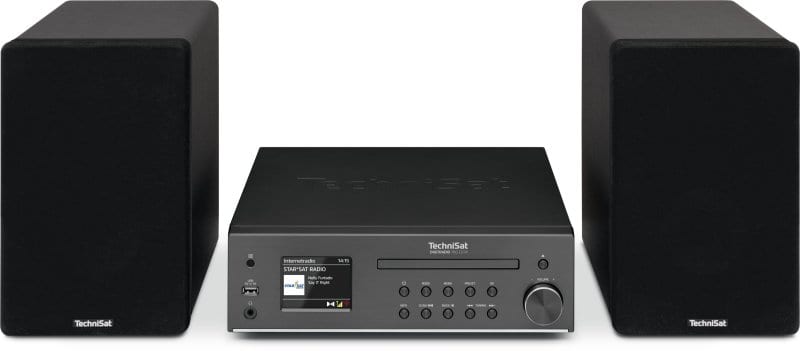 TECHNISAT - VG!Stereoanlage 140W UKW/DAB+ IR BT CD MP3 App USBLadef FB sw