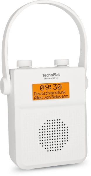 TECHNISAT - Duschradio tragb. 2W UKW DAB+ RDS Weck/Sleept. IPX5 ws
