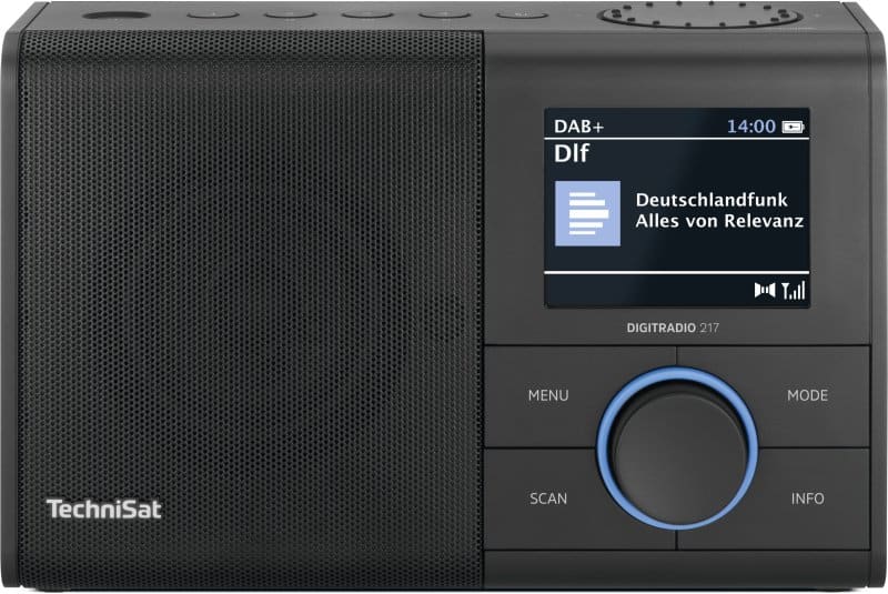 TECHNISAT - Radio tragb. 5W UKW DAB+ RDS BT Netz/Batt Weck/Sleept. sw