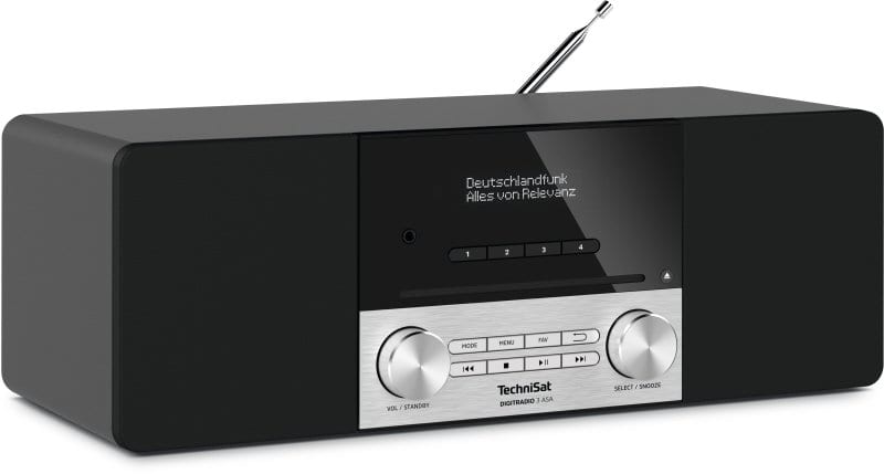 TECHNISAT - Radio 2x10W UKW/DAB+ RDS CD MP3 BT ASA Weck-/Sleept. Ladef. FB sw-si
