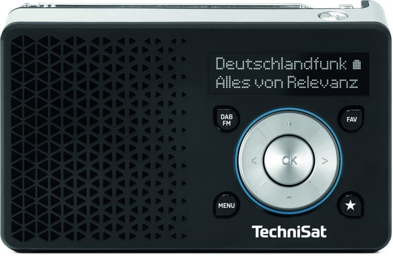 TECHNISAT - VG! Radio tragb. 1W UKW/DAB+ RDS Akku (b.10Std.) ASA + Akku sw